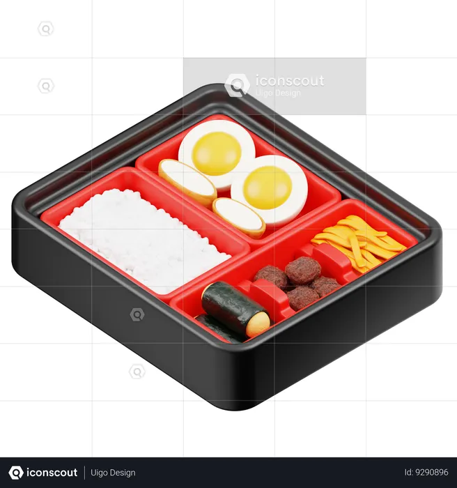 Mixed Bento  3D Icon