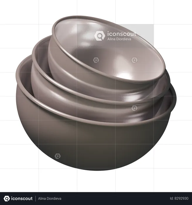 Mixing Bowl  3D Icon