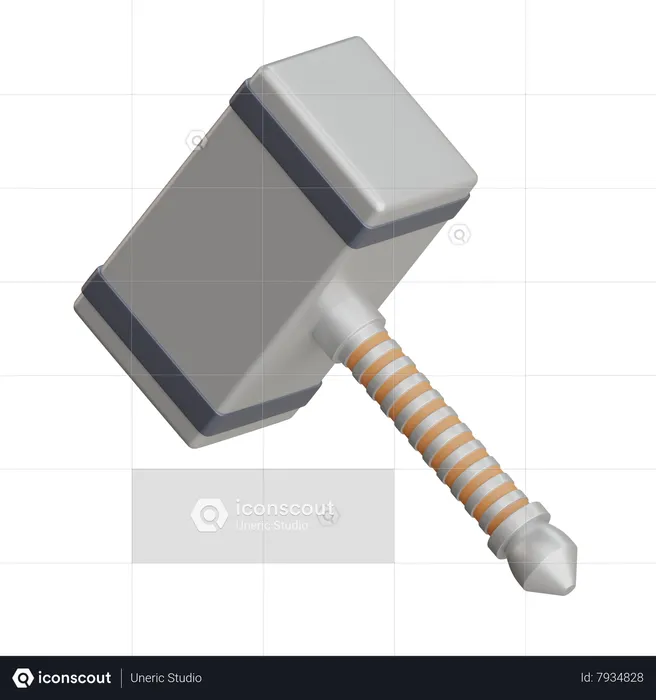 Mjolnir  3D Icon