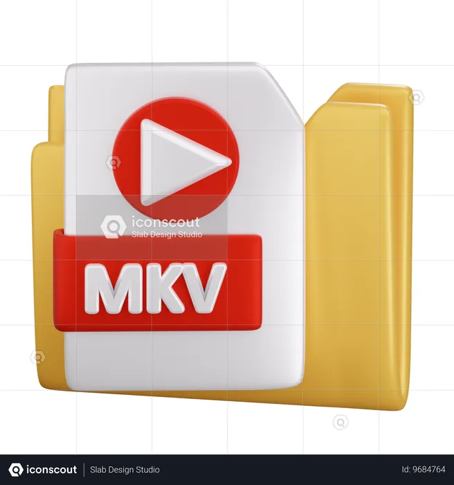 Mkv  3D Icon