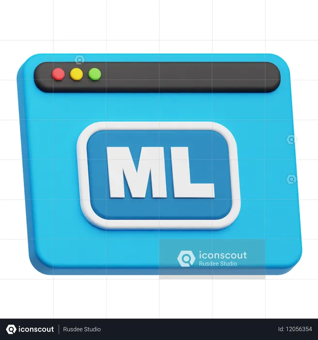 Ml Website  3D Icon