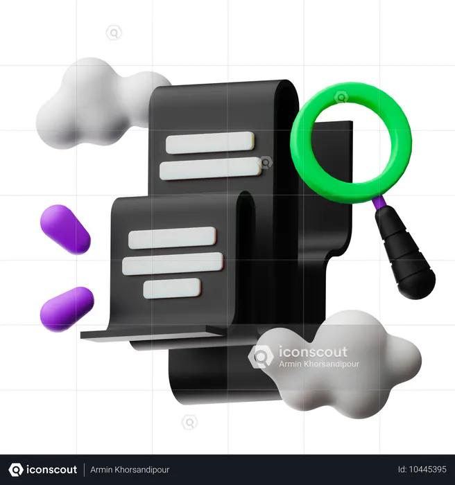 Mo Data Found  3D Icon