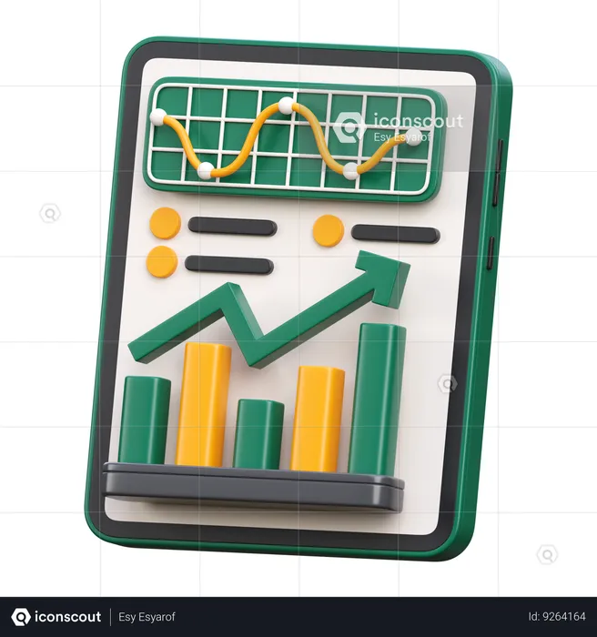 Mobile Analysis  3D Icon