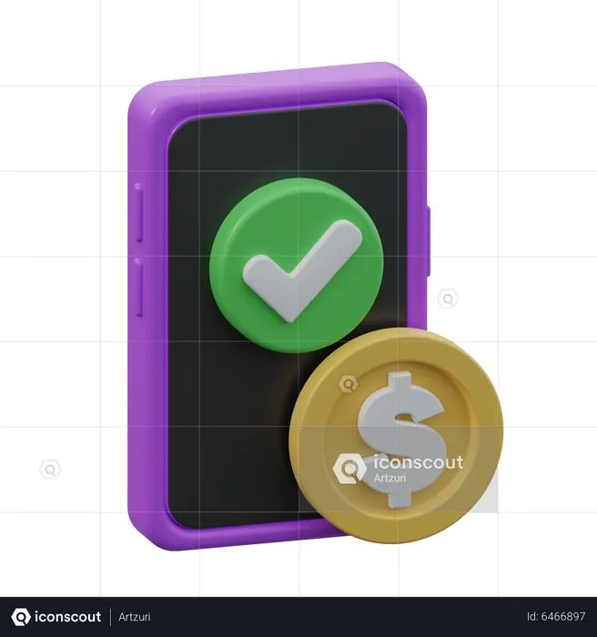 Mobile app  3D Icon