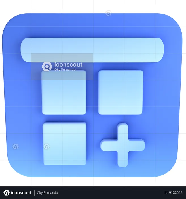 Mobile Applications  3D Icon