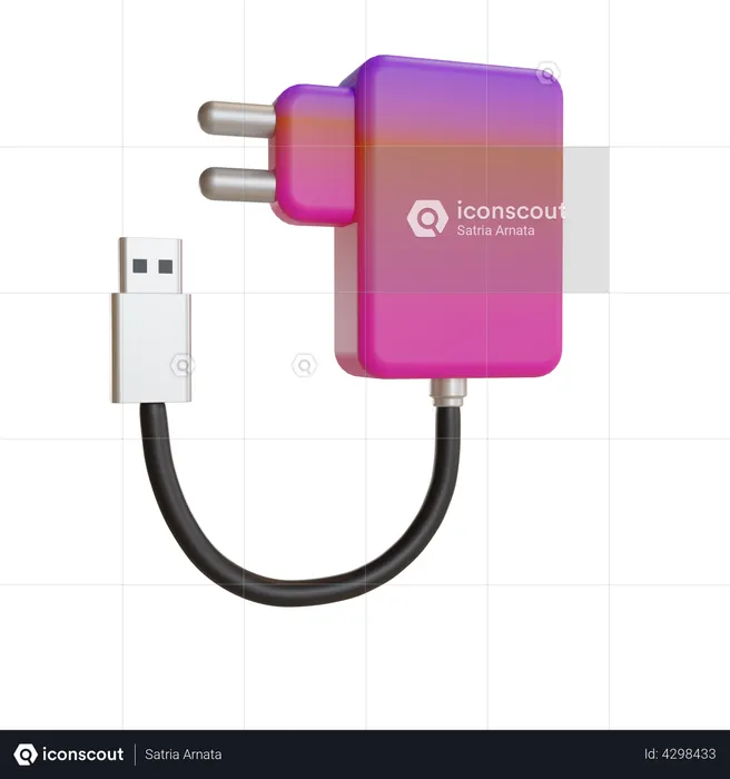 Mobile Charger  3D Illustration