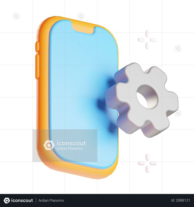 Mobile configuration 3D Illustration