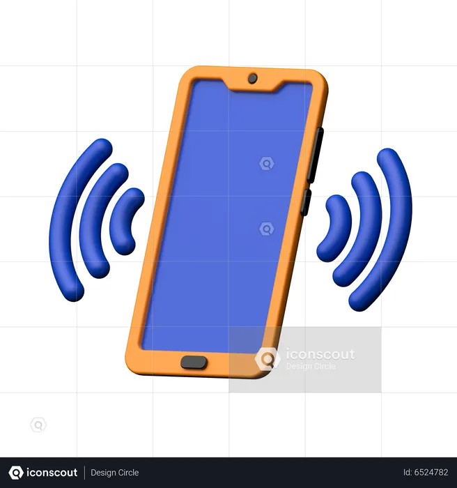 Mobile Connectivity  3D Icon