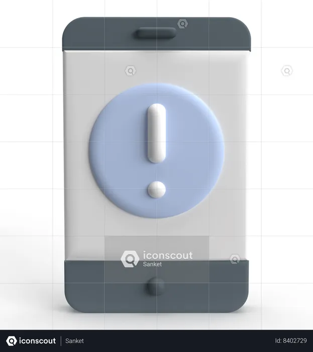 Mobile Info  3D Icon