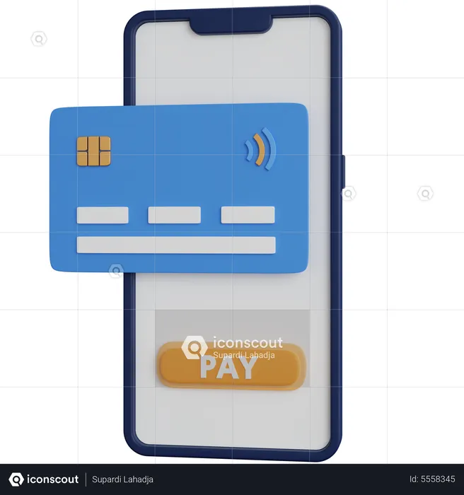 Mobile Pay  3D Icon