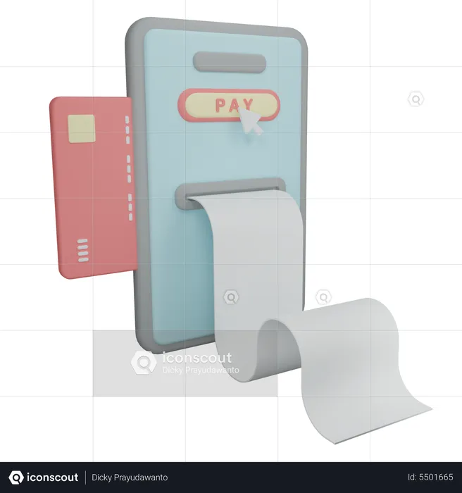 Mobile Payment  3D Icon