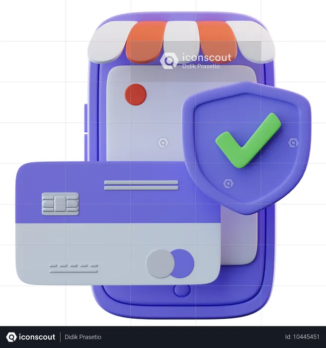 Mobile Payment  3D Icon