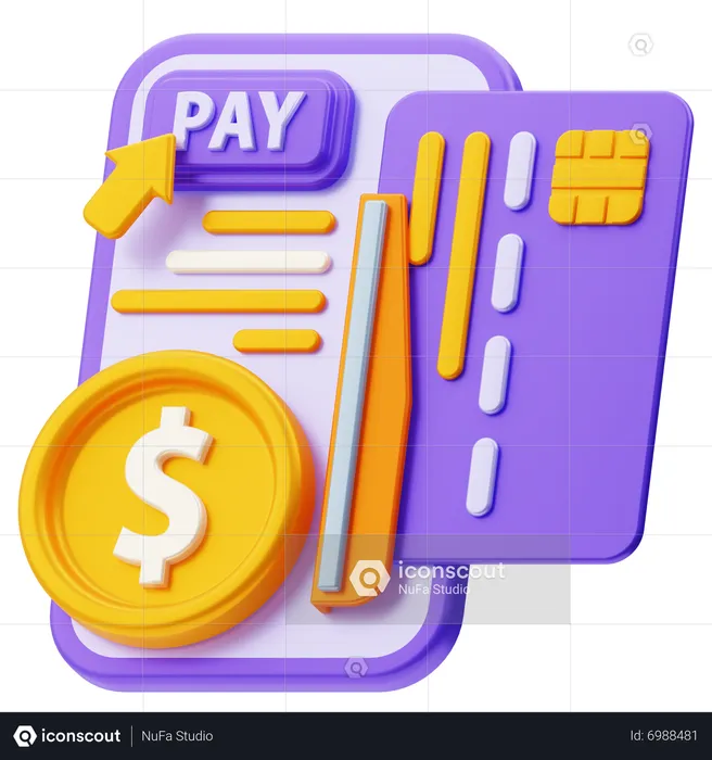 Mobile Payment  3D Icon