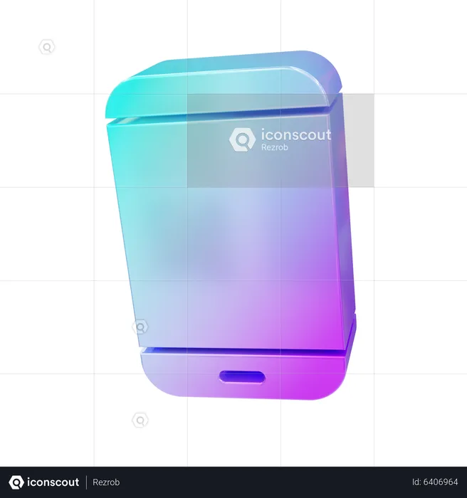 Mobile phone  3D Icon