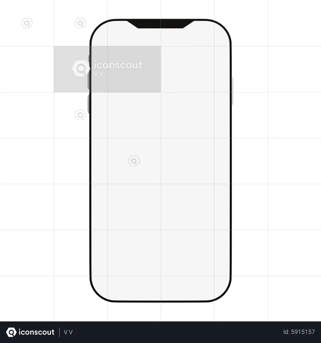 Mobile phone mockup  3D Icon
