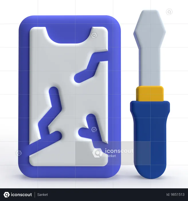 Mobile Repair  3D Icon