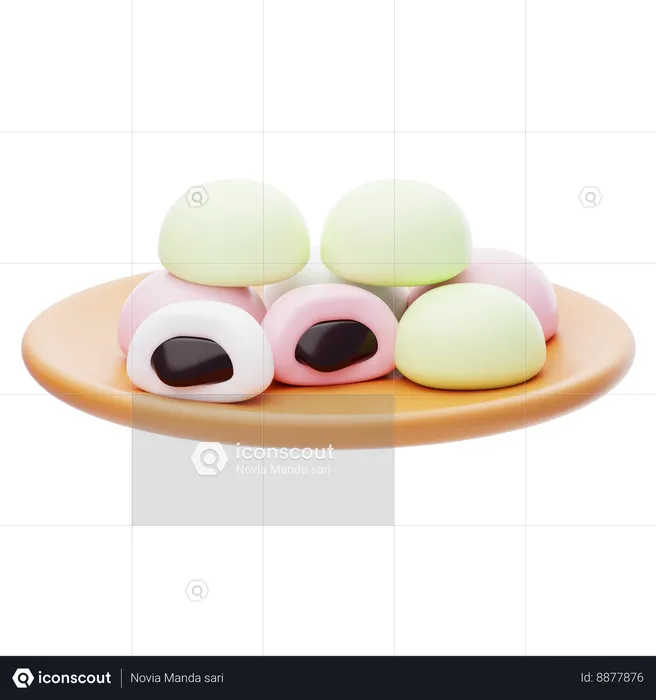 Mochi  3D Icon