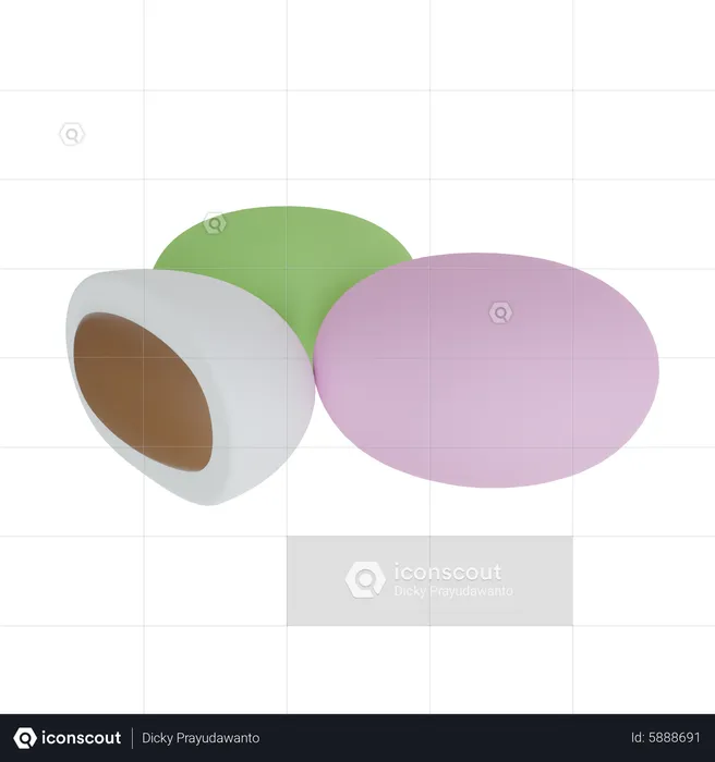 Mochi  3D Icon