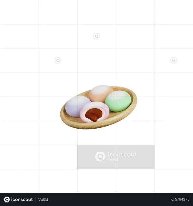 Mochi  3D Icon