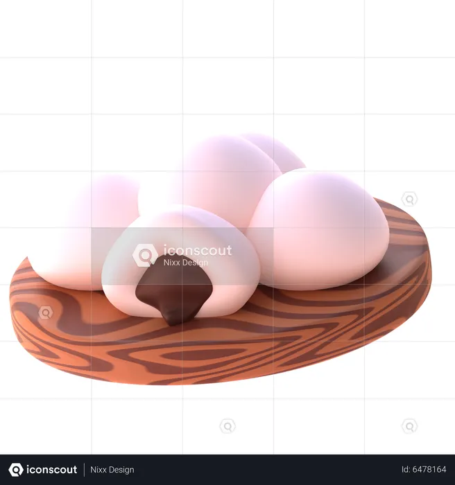 Mochi  3D Icon