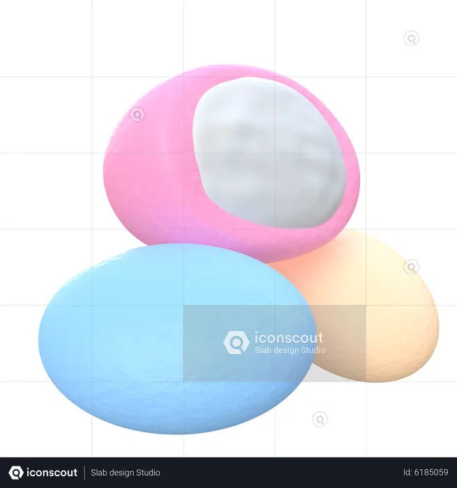 Mochi Ice Cream  3D Icon