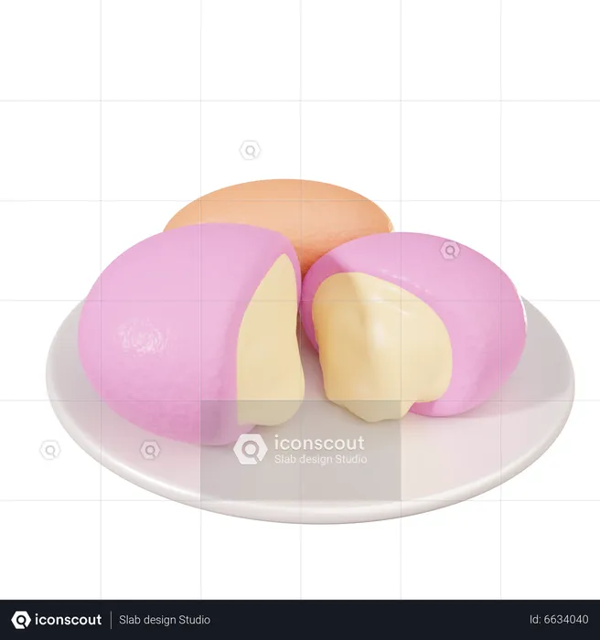 Ice cream Mochi making kit 3D model 3D printable