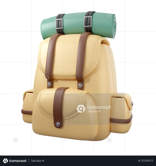 Mochila  3D Icon