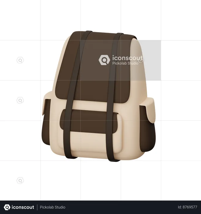 Mochila  3D Icon