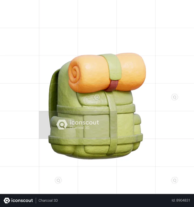 Mochila  3D Icon