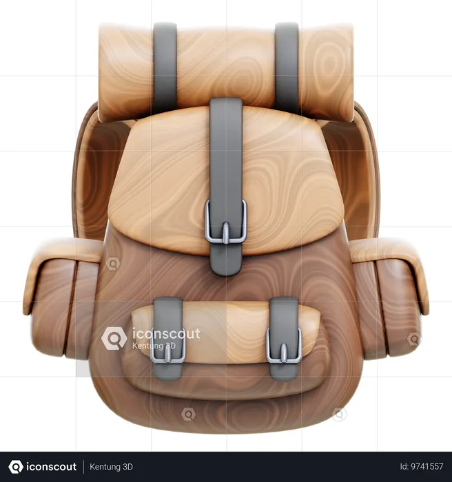 Mochila  3D Icon