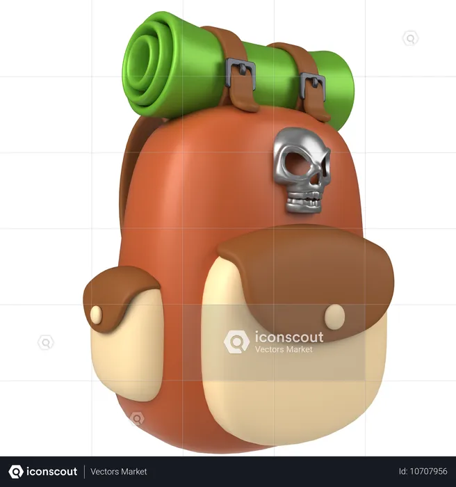 Mochila  3D Icon