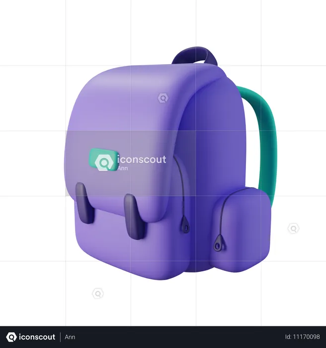 Mochila  3D Icon