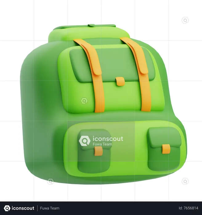 Mochila  3D Icon