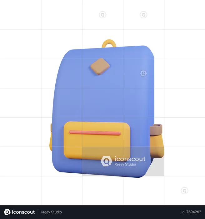 Mochila  3D Icon