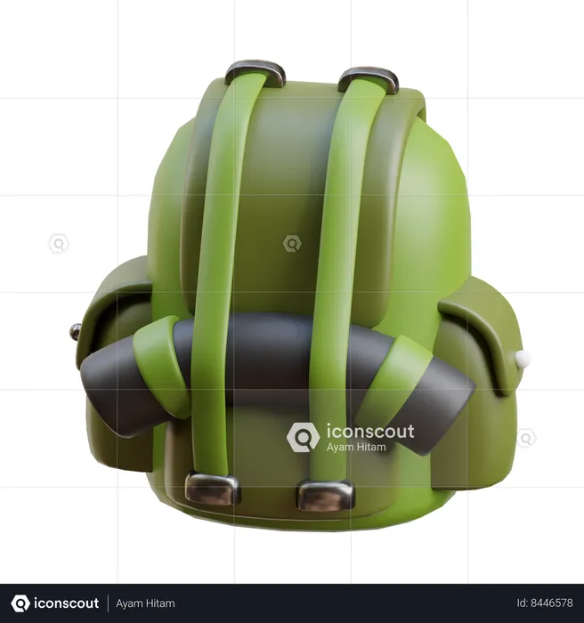 Mochila Campig  3D Icon