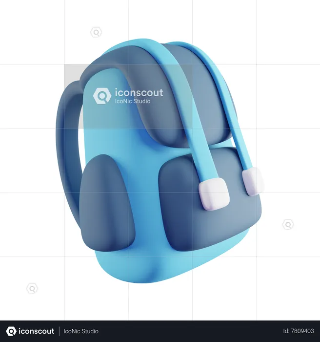 Bolsa para la escuela  3D Icon