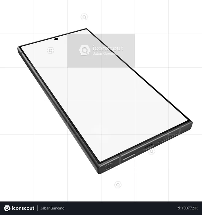 Mockup Smartphone  3D Icon