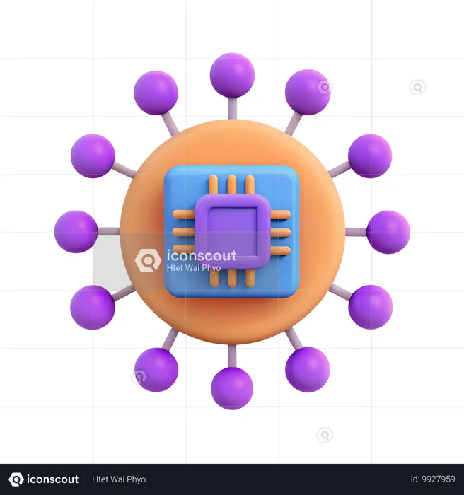 Modèle d'apprentissage automatique  3D Icon