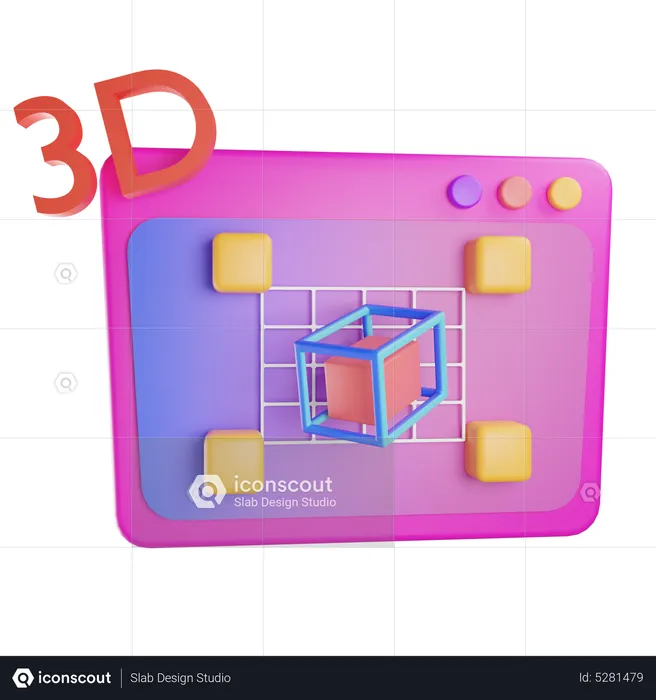 Modélisation 3D  3D Icon