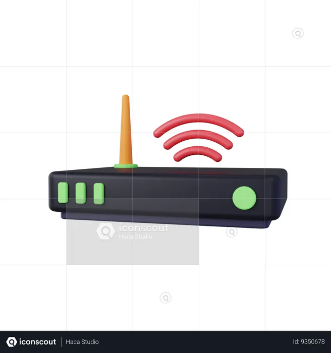 Modem  3D Icon