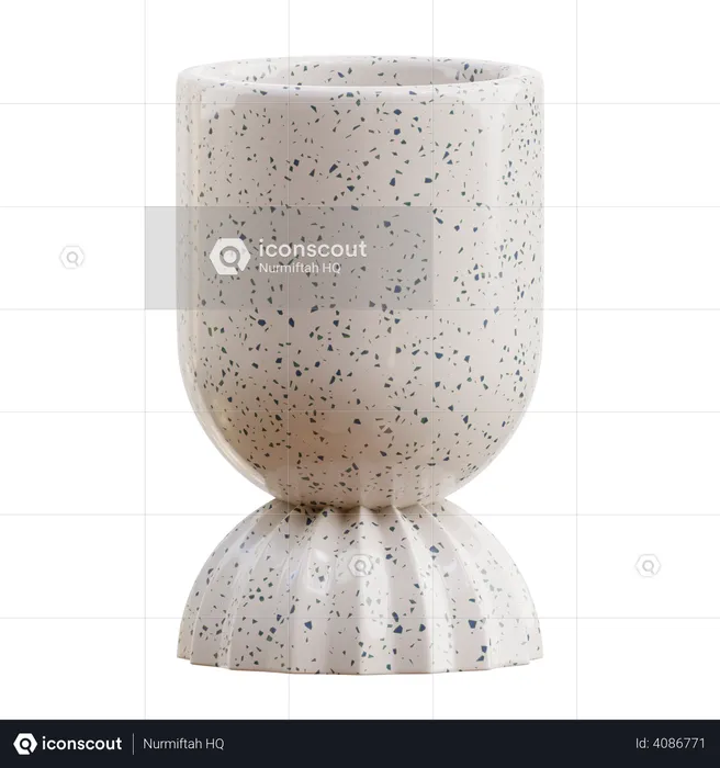 Modern Ceramic Vase  3D Icon