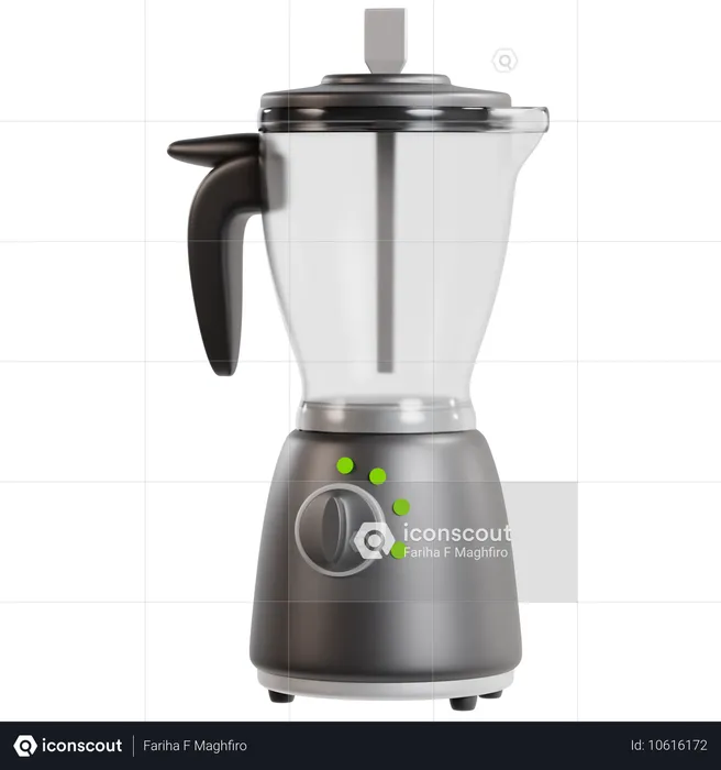 Modern Electric Blender for Kitchen Use  3D Icon