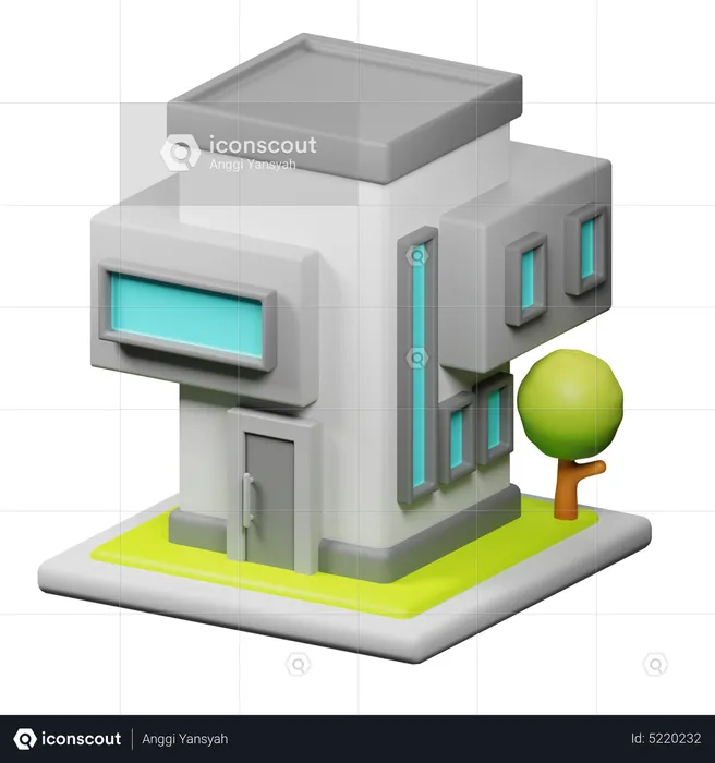 Modern Office  3D Icon