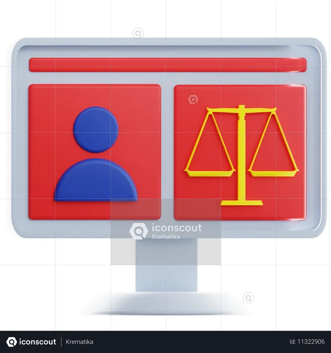 현대 정치  3D Icon