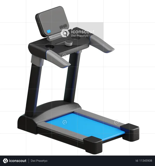 Modernes Laufband  3D Icon