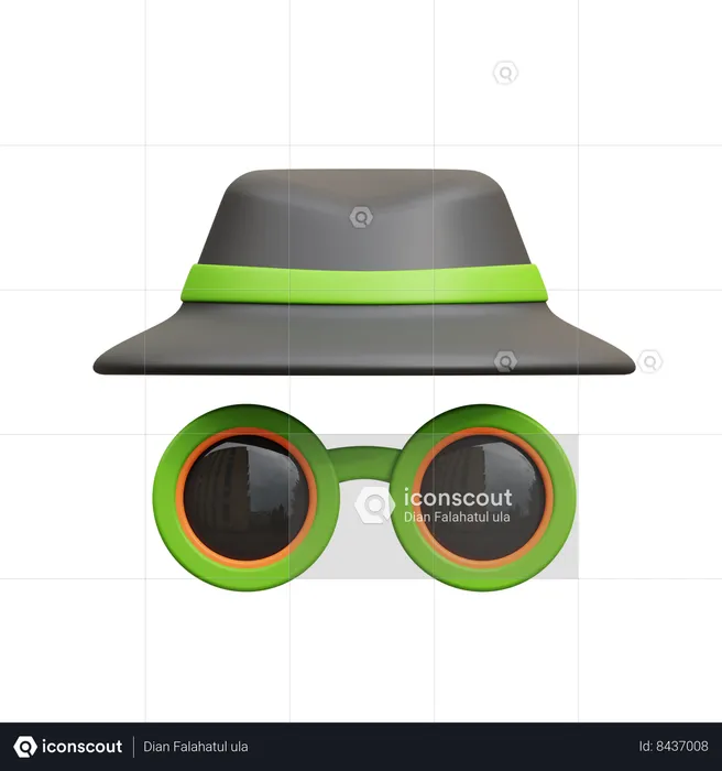 Modo incognito  3D Icon