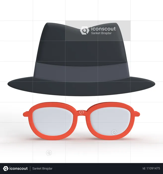 Modo incognito  3D Icon