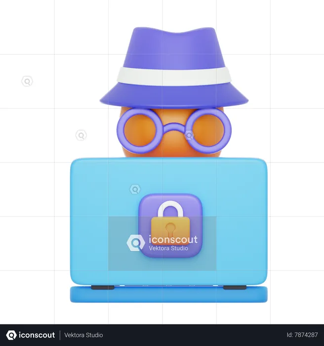 Modo incognito  3D Icon