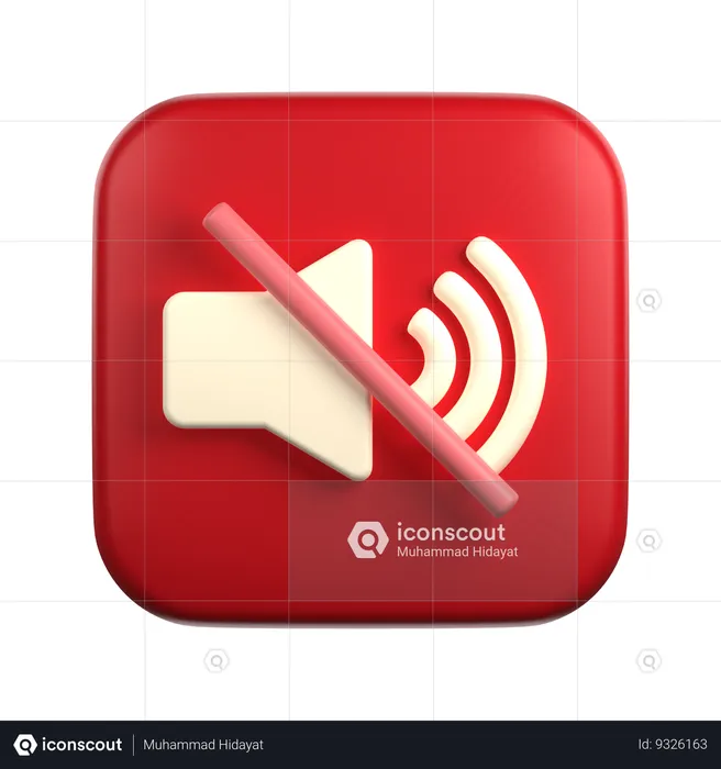 Modo de timbre silencioso  3D Icon