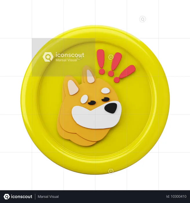 Moeda Bonk BONK  3D Icon